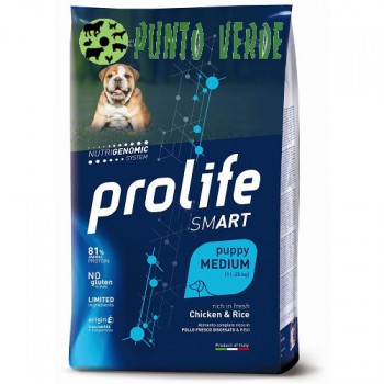 PROLIFE SMART PUPPY MEDIUM CHICKEN E RICE KG 2,5